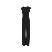 Svart Stud Detalj Jumpsuit