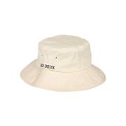 Bucket Hat med Kontrastfarget Logo