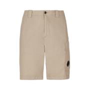 Stretch Utility Beige Shorts