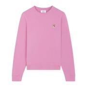 Brodert Logo Bomull Crew Neck Sweatshirt