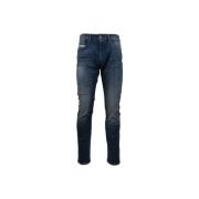 Herre Glidelås Knapp Jeans