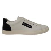 Elegante Low-Top Sneakers i hvitt lr