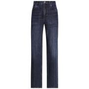 Herre Straight Jeans med DG Broderi