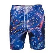 Menns Lace Swim Shorts Multicolor