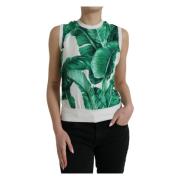 Silke Bananblad Print Tank Top