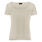 Champagne Beige Split Hem Top