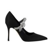 Silkesateng Jewel Buckle Stiletto Pumps