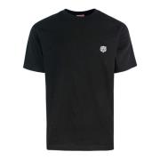 Sorte T-skjorter og Polos med Brodert Logo