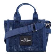 Krystall Denim Tote Bag Blå