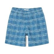 Rutete høytlivs shorts i regular fit