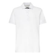 Hvit Polo Piquet Bicolor T-skjorter