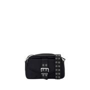 Svart Nylon Kameraveske Crossbody