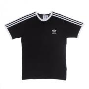 3 Stripes Tee - Svart Streetwear