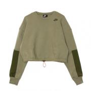 Kort Crew Fleece Genser - Light Army/Cargo Khaki