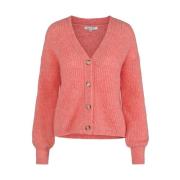 Mohair Strikket Cardigan