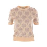 Blomster Jacquard Cropped Sweaters