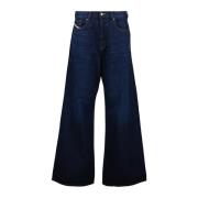 Flare Jeans 1996 Blå Rå