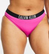 Calvin Klein Curve logo bikini bottom in pink