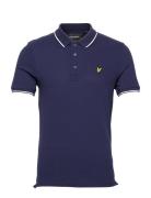 Tipped Polo Shirt Blue Lyle & Scott