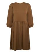 Objannie 3/4 Dress Brown Object