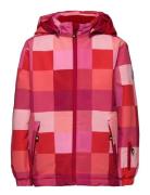 Padded Ski Jacket Aop Pink Color Kids