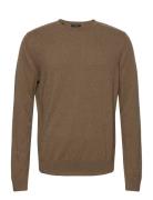 Slhberg Crew Neck B Brown Selected Homme