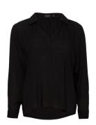 Slketo Blouse Ls Black Soaked In Luxury