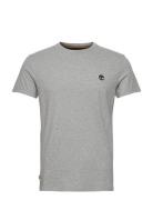 Ss Dunstan River Jersey Crew Tee Slim Grey Timberland