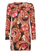 Printed Dress With Balloon Sleeves Patterned Mango