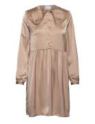 Dania Dress Polyester Beige Noella