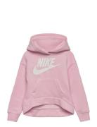 Nike Club Fleece High-Low Pullover Hoodie Pink Nike