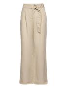 Women Pants Woven Length Service Beige Esprit Collection