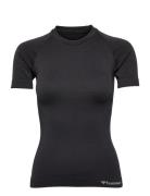 Hmlclea Seamless Tight T-Shirt Black Hummel