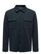 Onsnewkodyl Overshirt Sweat Noos Navy ONLY & SONS