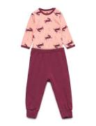 Baby Pyjamas Set -Aop Pink CeLaVi