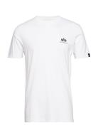 Basic T Small Logo White Alpha Industries