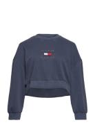 Tjw Crv Crop Timeless Box Crew Blue Tommy Jeans