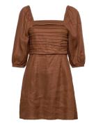 Venezia Mini Dress Brown Faithfull The Brand