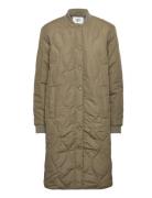 Jdylucy Quilt Long Jacket Otw Lo Khaki Jacqueline De Yong