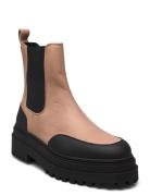 Slfasta New Chelsea Leather Boot B Beige Selected Femme
