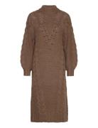 Objalison L/S Knit Dress 122 Brown Object