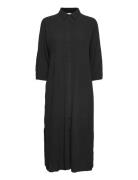 Kabarral Shirt Dress 3/4 Sl Black Kaffe