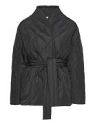 Alma Quilted Short Jacket Black NORR