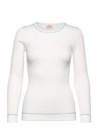 Blouse Ls White Barbara Kristoffersen By Rosemunde