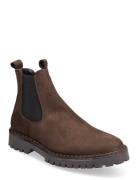 Slhricky Nubuck Chelsea Boot B Brown Selected Homme