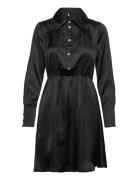 Jdyklara Life Ls Diamond Shirt Dress Lo Black Jacqueline De Yong