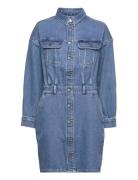 Button Down Dress Blue Lee Jeans