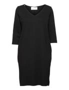 Slfcaro-Tunni 3/4Hort Dress Black Selected Femme