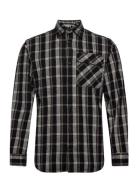 Jcodesert Herringb Check Shirt Ls Ln Black Jack & J S