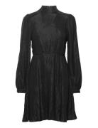 Slfmadina Ls Short Dress B Black Selected Femme
